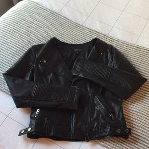 TOPSHOP Faux Leather Jacket